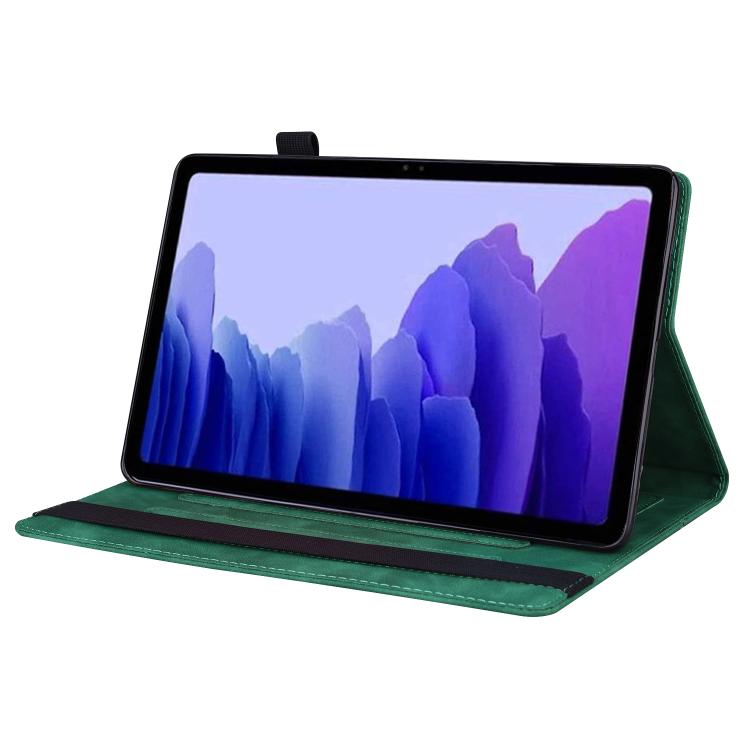 For Honor Pad V9 Splicing Shockproof Leather Tablet Case(Green) - Honor by PMC TechLife | Online Shopping South Africa | PMC TechLife | Buy Now Pay Later Mobicred
