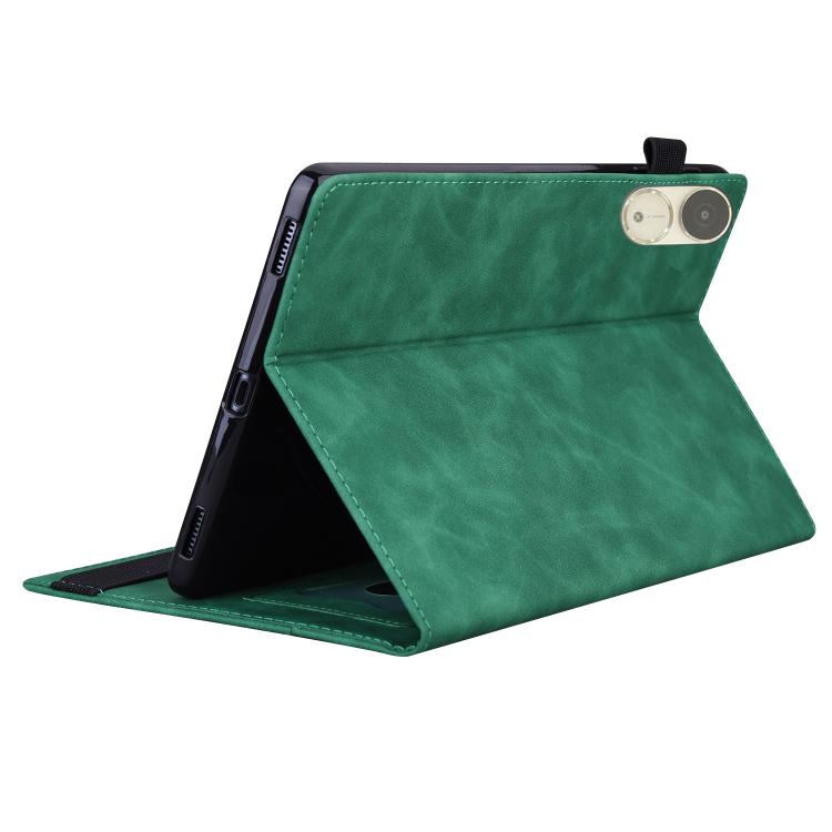 For Honor Pad V9 Splicing Shockproof Leather Tablet Case(Green) - Honor by PMC TechLife | Online Shopping South Africa | PMC TechLife | Buy Now Pay Later Mobicred