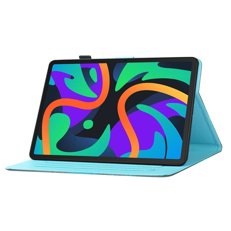 For Lenovo Tab M11/ Xiaoxin Pad 11 2024 Coloured Drawing Stitching Smart Leather Tablet Case(Panda) - Lenovo by PMC Jewellery | Online Shopping South Africa | PMC Jewellery | Buy Now Pay Later Mobicred