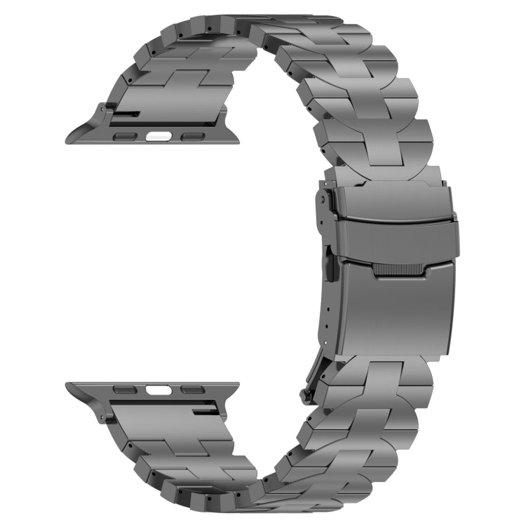 For Apple Watch SE 40mm Butterfly Type Titanium Steel Watch Band(Grey) - free shipping - PMC TechLife - Order now!