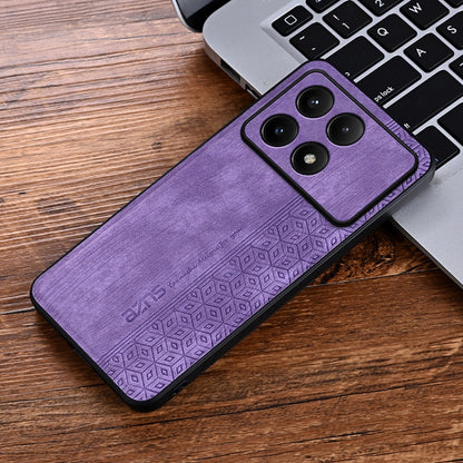 For Xiaomi Redmi K70 AZNS 3D Embossed Skin Feel Phone Case(Purple) - K70 Cases by AZNS | Online Shopping South Africa | PMC Jewellery | Buy Now Pay Later Mobicred