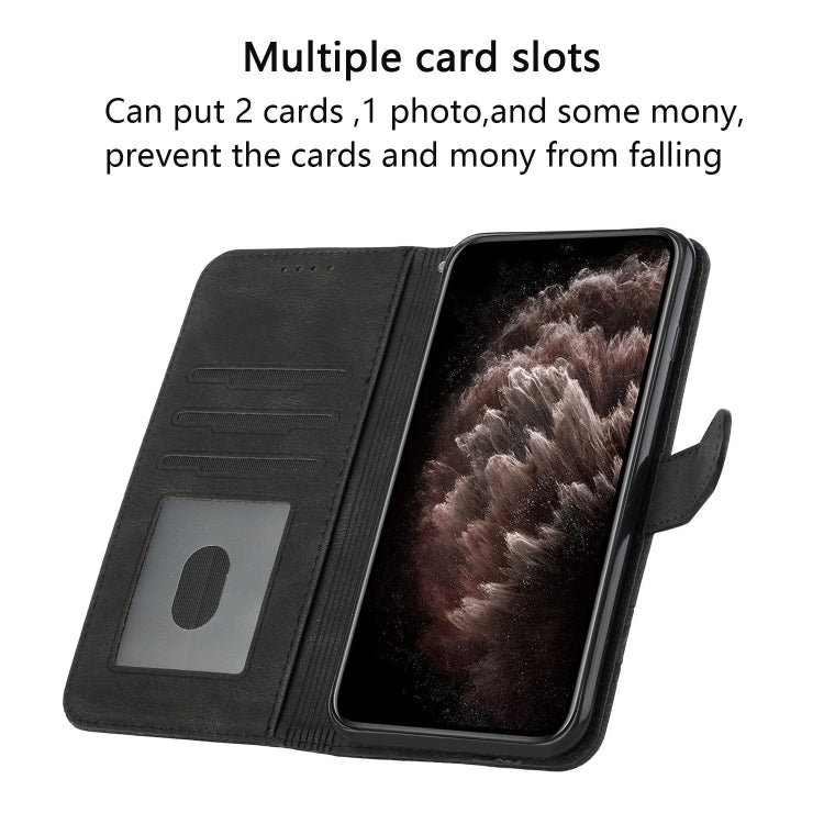 For Google Pixel 9 Pro Cubic Skin Feel Flip Leather Phone Case(Black) - Google Cases by PMC TechLife | Online Shopping South Africa | PMC TechLife | Buy Now Pay Later Mobicred