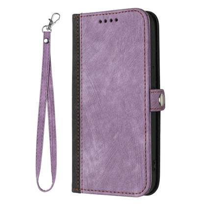 For Google Pixel 9 Pro Side Buckle Double Fold Hand Strap Leather Phone Case(Purple) - Google Cases by PMC Jewellery | Online Shopping South Africa | PMC Jewellery | Buy Now Pay Later Mobicred