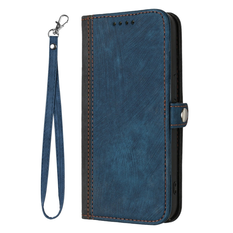 For Google Pixel 9 Side Buckle Double Fold Hand Strap Leather Phone Case(Royal Blue) - Google Cases by PMC Jewellery | Online Shopping South Africa | PMC Jewellery | Buy Now Pay Later Mobicred