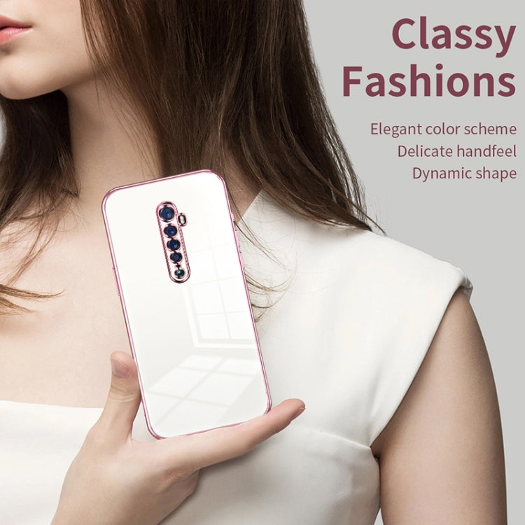 For OPPO Reno2 Transparent Plating Fine Hole Phone Case(Transparent) - OPPO Cases by PMC Jewellery | Online Shopping South Africa | PMC Jewellery | Buy Now Pay Later Mobicred