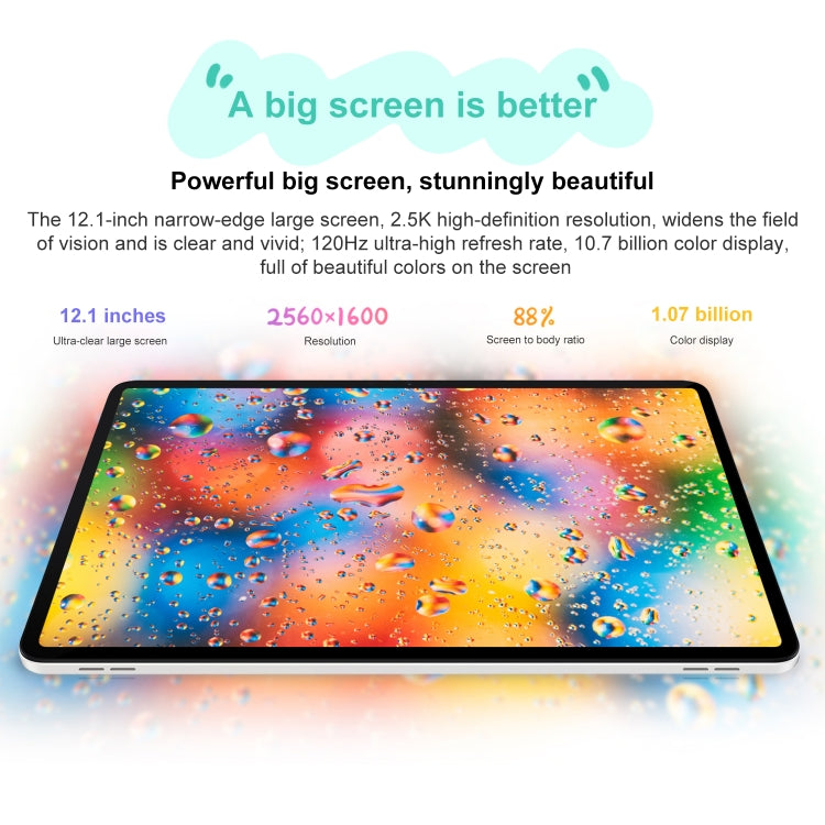 Honor Tablet 9 12.1 inch WiFi, Soft Light 12GB+256GB, MagicOS 7.2 Snapdragon 6 Gen1 Octa Core 2.2GHz, Not Support Google Play(Blue) - Huawei by Huawei | Online Shopping South Africa | PMC Jewellery | Buy Now Pay Later Mobicred