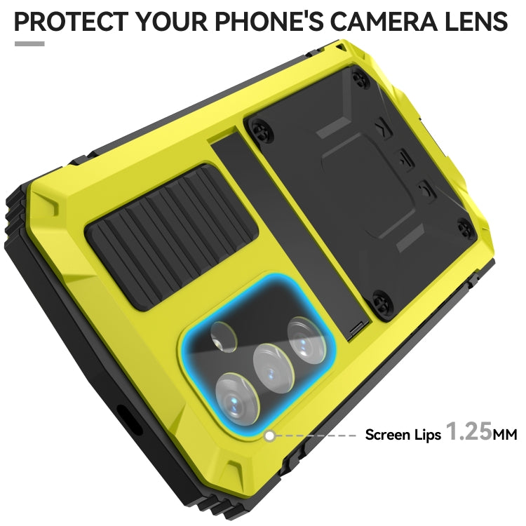 For Samsung Galaxy S24+ 5G R-JUST Life Waterproof Dustproof Shockproof Phone Case(Yellow) - Galaxy S24+ 5G Cases by R-JUST | Online Shopping South Africa | PMC Jewellery