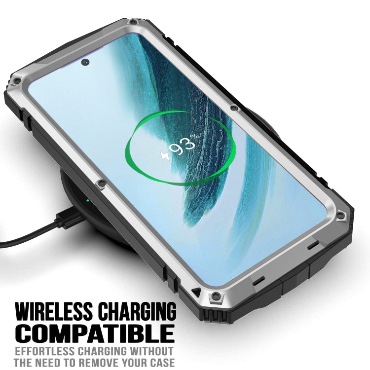 For Samsung Galaxy S24+ 5G R-JUST Life Waterproof Dustproof Shockproof Phone Case(Silver) - Galaxy S24+ 5G Cases by R-JUST | Online Shopping South Africa | PMC TechLife | Buy Now Pay Later Mobicred
