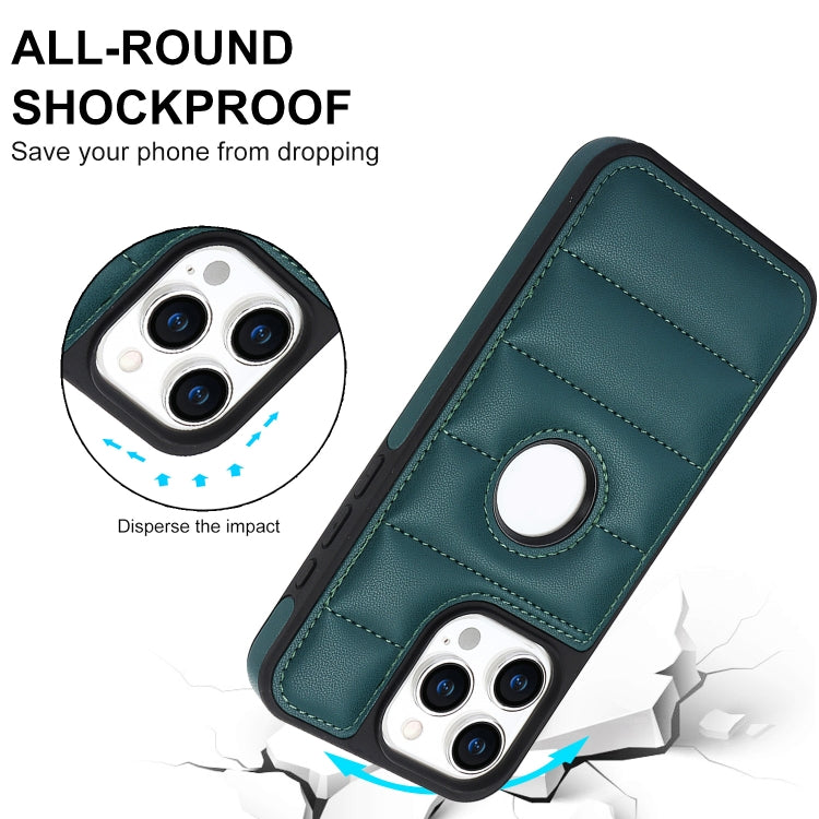 For iPhone 15 Pro Piano Key Hollow Cutout PU Phone Case(Green) - free shipping - PMC TechLife - Order now!