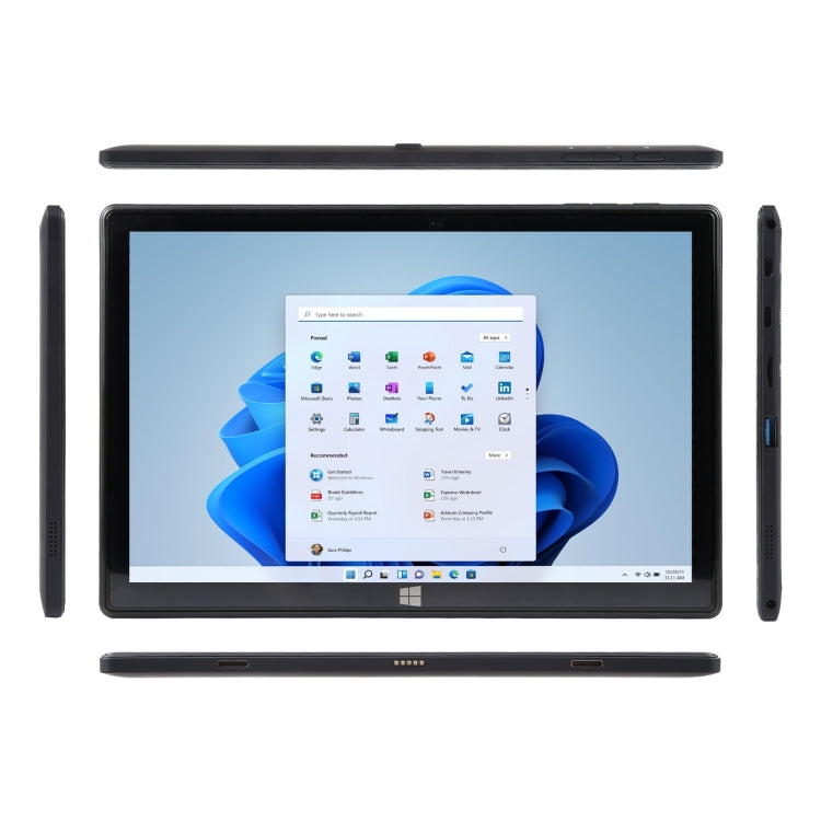 HONGSAMDE 10.1 inch 2 in 1 Tablet PC, 4GB+64GB, Windows 11, Intel Gemini Lake J4125 Quad Core with Keyboard(Black) - Other by Hongsamde | Online Shopping South Africa | PMC Jewellery | Buy Now Pay Later Mobicred