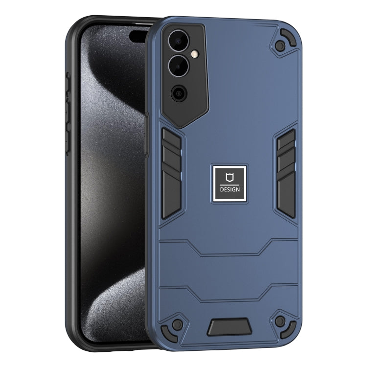 For Tecno Pova Neo 2 4G 2 in 1 Shockproof Phone Case(Blue) - free shipping - PMC TechLife - Order now!