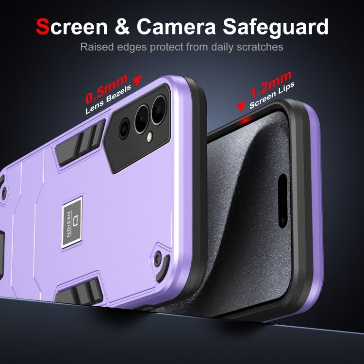 For Tecno Pova Neo 2 4G 2 in 1 Shockproof Phone Case(Purple) - Tecno Cases by PMC Jewellery | Online Shopping South Africa | PMC Jewellery | Buy Now Pay Later Mobicred