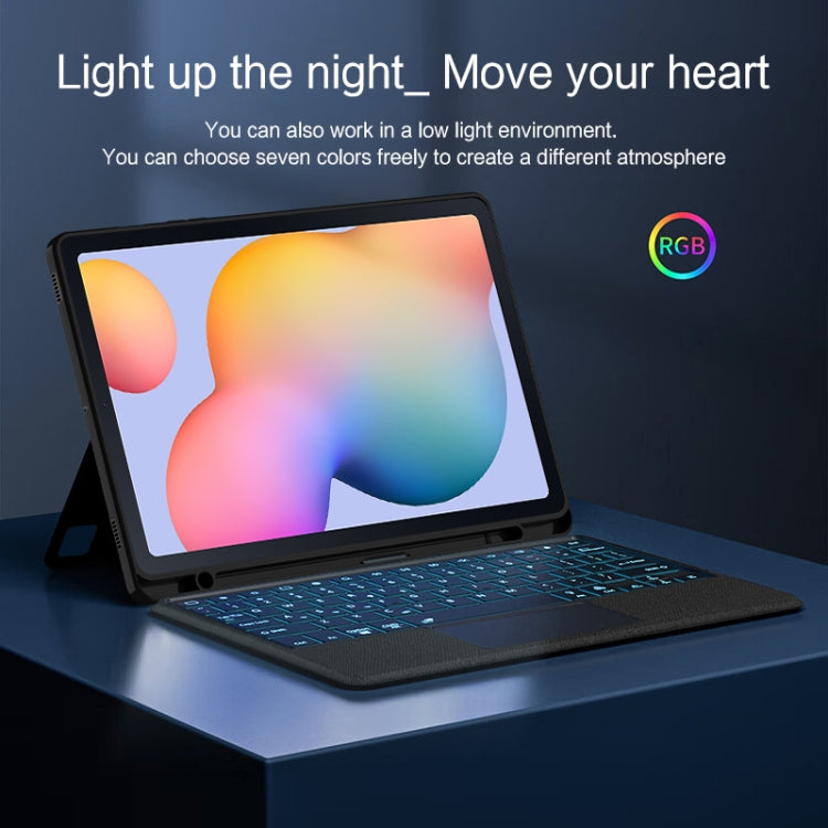 For Samsung Galaxy Tab S6 Lite 2020 / 2022 YJ-P610 Split Bluetooth Keyboard Leather Tablet Case - Samsung Keyboard by PMC TechLife | Online Shopping South Africa | PMC TechLife