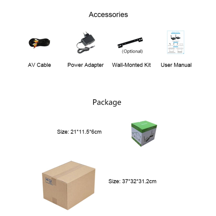 Measy AV230-2 2.4GHz Set-top Box Wireless Audio / Video Transmitter + 2 Receiver, Transmission Distance: 300m, US Plug, with IR Extension Function - Set Top Box & Accessories by Measy | Online Shopping South Africa | PMC Jewellery | Buy Now Pay Later Mobicred