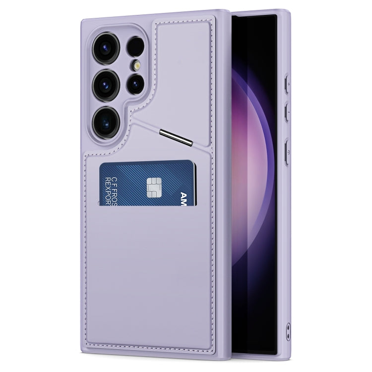 For Samsung Galaxy S24 Ultra 5G DUX DUCIS Rafi II Series MagSafe Magnetic Holder RFID Phone Case(Purple) - Galaxy S24 Ultra 5G Cases by DUX DUCIS | Online Shopping South Africa | PMC Jewellery | Buy Now Pay Later Mobicred