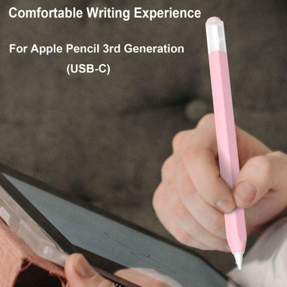 For Apple Pencil (USB-C) Jelly Silicone Stylus Pen Protective Cover(Grey) - Pencil Accessories by PMC Jewellery | Online Shopping South Africa | PMC Jewellery | Buy Now Pay Later Mobicred