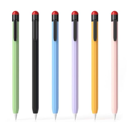 For Apple Pencil 2 Pen Clip Ultra Thin Series Stylus Pen Protective Case(Black) - Pencil Accessories by PMC Jewellery | Online Shopping South Africa | PMC Jewellery | Buy Now Pay Later Mobicred