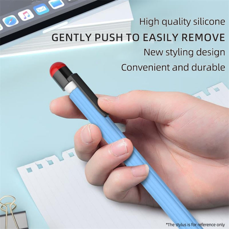 For Apple Pencil 2 Pen Clip Ultra Thin Series Stylus Pen Protective Case(Sky Blue) - Pencil Accessories by PMC Jewellery | Online Shopping South Africa | PMC Jewellery | Buy Now Pay Later Mobicred