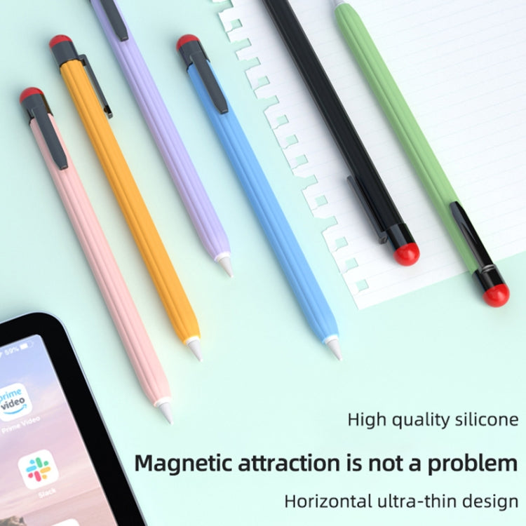 For Apple Pencil 2 Pen Clip Ultra Thin Series Stylus Pen Protective Case(Sky Blue) - Pencil Accessories by PMC Jewellery | Online Shopping South Africa | PMC Jewellery | Buy Now Pay Later Mobicred