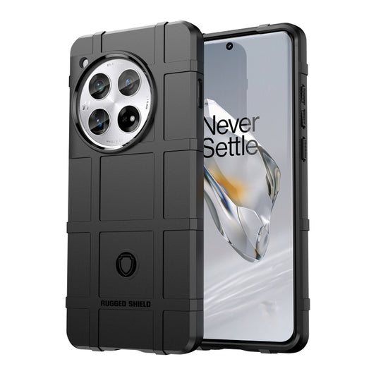 For OnePlus 12 Full Coverage Shockproof TPU Phone Case(Black) - OnePlus Cases by PMC Jewellery | Online Shopping South Africa | PMC Jewellery | Buy Now Pay Later Mobicred