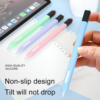 For Apple Pencil 2 Retro Pencil Style Stylus Pen Protective Case(Black) - Pencil Accessories by PMC Jewellery | Online Shopping South Africa | PMC Jewellery | Buy Now Pay Later Mobicred