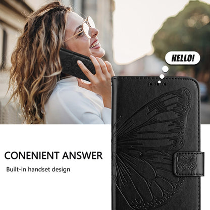 For Xiaomi Redmi K70 / K70 Pro Embossed Butterfly Leather Phone Case(Black) - K70 Cases by PMC Jewellery | Online Shopping South Africa | PMC Jewellery | Buy Now Pay Later Mobicred