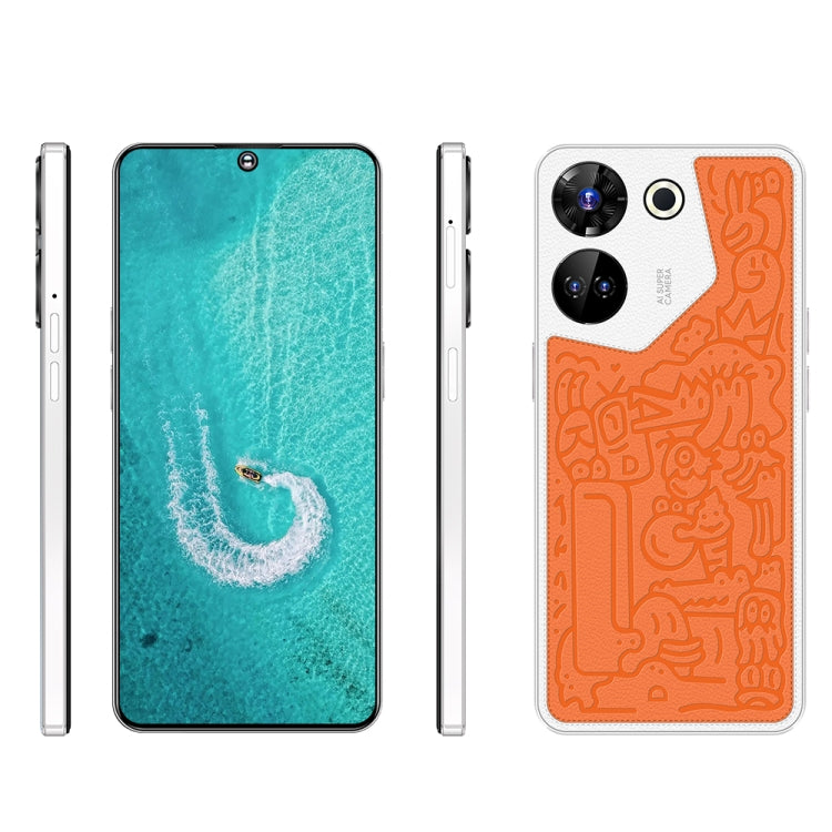 C20 Art Edition, 3GB+32GB, 6.53 inch Face Identification Android 8.1 MTK6753 Octa Core , Network: 4G, Dual SIM(Orange) -  by PMC Jewellery | Online Shopping South Africa | PMC Jewellery