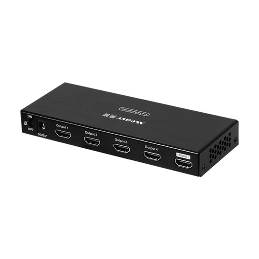 Measy SPH104 1 to 4 4K HDMI 1080P Simultaneous Display Splitter(EU Plug) - Splitter by Measy | Online Shopping South Africa | PMC Jewellery | Buy Now Pay Later Mobicred