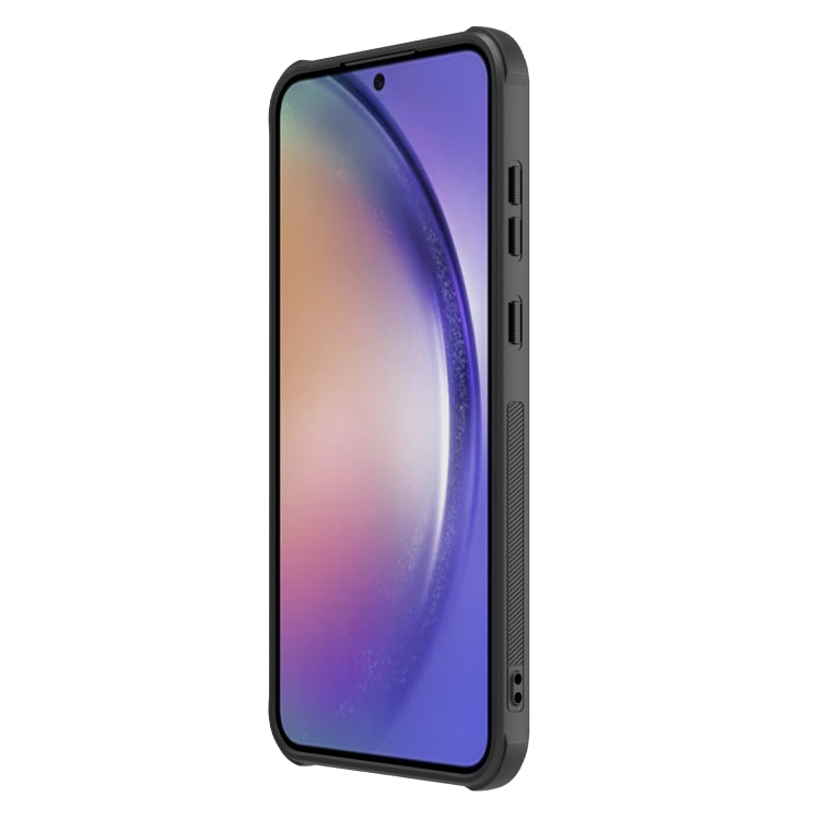 For Samsung Galaxy A55 NILLKIN Frosted Shield Pro Magnetic Phone Case(Black) - free shipping - PMC TechLife - Order now!