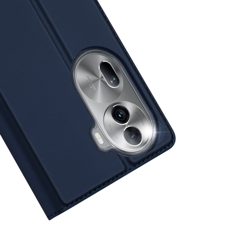 For OPPO Reno11 Pro Global DUX DUCIS Skin Pro Series Flip Leather Phone Case(Blue) - Reno11 Pro Cases by DUX DUCIS | Online Shopping South Africa | PMC Jewellery | Buy Now Pay Later Mobicred