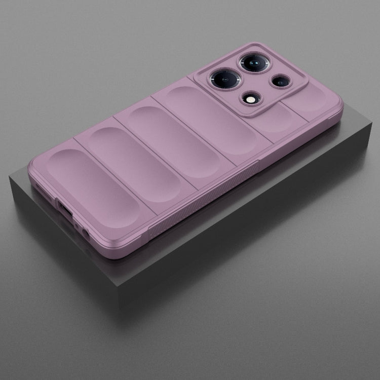 For Infinix Note 30 4G Magic Shield TPU + Flannel Phone Case(Purple) - Infinix Cases by PMC TechLife | Online Shopping South Africa | PMC TechLife | Buy Now Pay Later Mobicred