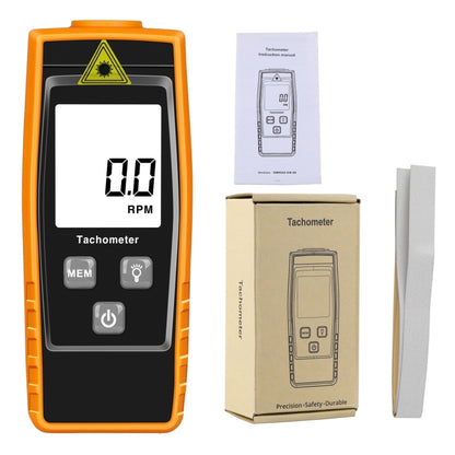 RZ835 Digital Tachometer, Range: 2.5-99999RPM(Orange) - Tachometers & Anemometer by PMC Jewellery | Online Shopping South Africa | PMC Jewellery | Buy Now Pay Later Mobicred