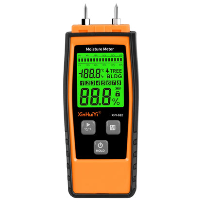 RZ862 Detachable Probe Wood Moisture Tester(Orange) - PH & Moisture Meter by PMC Jewellery | Online Shopping South Africa | PMC Jewellery | Buy Now Pay Later Mobicred