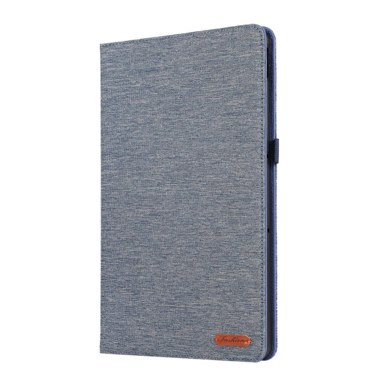 For Honor MagicPad 2 12.3 Fabric Texture Horizontal Flip Leather Tablet Case(Blue) - Honor by PMC TechLife | Online Shopping South Africa | PMC TechLife | Buy Now Pay Later Mobicred