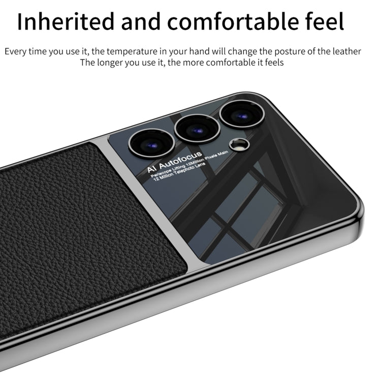 For Samsung Galaxy S24+ 5G GKK Plating TPU + Leather Full Coverage Phone Case(Green) - free shipping - PMC Jewellery - Order now!