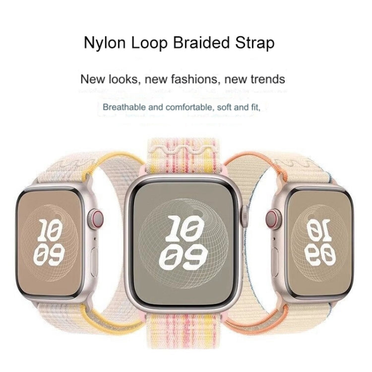 For Apple Watch Series 4 44mm Loop Nylon Watch Band(Starlight) - free shipping - PMC TechLife - Order now!
