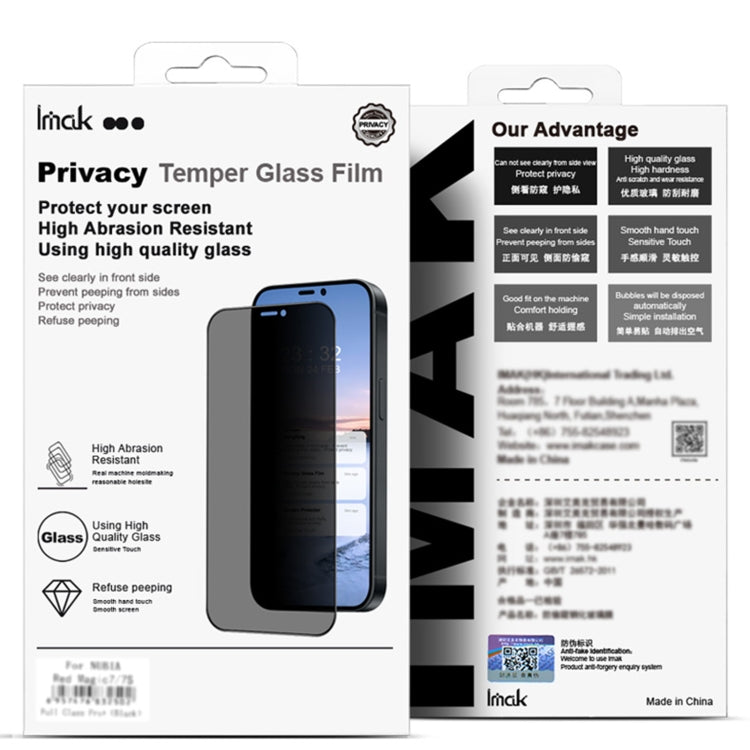 For Honor Magic6 RSR Porsche Design imak 3D Curved HD Full Screen Anti-spy Tempered Glass Protective Film - Honor Tempered Glass by imak | Online Shopping South Africa | PMC Jewellery | Buy Now Pay Later Mobicred