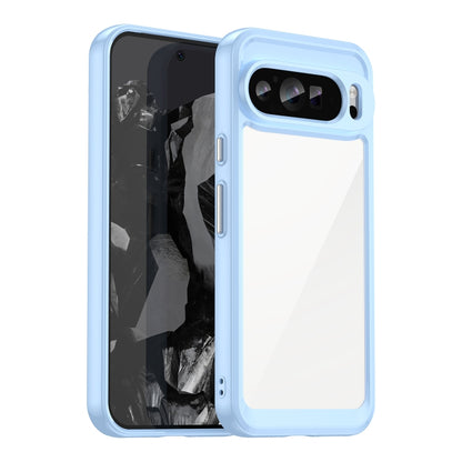 For Google Pixel 9 Pro Colorful Series Acrylic Hybrid TPU Phone Case(Blue) - Google Cases by PMC Jewellery | Online Shopping South Africa | PMC Jewellery | Buy Now Pay Later Mobicred