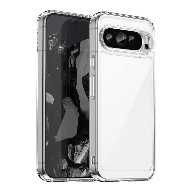 For Google Pixel 9 Pro Colorful Series Acrylic Hybrid TPU Phone Case(Transparent) - Google Cases by PMC Jewellery | Online Shopping South Africa | PMC Jewellery | Buy Now Pay Later Mobicred