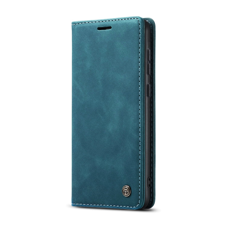 For OnePlus 12 CaseMe 013 Retro Frosted Flip Leather Phone Case(Blue) - OnePlus Cases by CaseMe | Online Shopping South Africa | PMC Jewellery | Buy Now Pay Later Mobicred