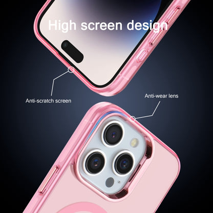 For iPhone 11 Electroplated IMD Magsafe PC Hybrid TPU Phone Case(Pink) - iPhone 11 Cases by PMC Jewellery | Online Shopping South Africa | PMC Jewellery