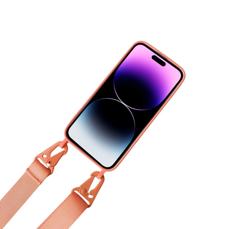 For iPhone 16 Pro Card Slot Liquid Silicone Phone Case with Lanyard(Grey) - iPhone 16 Pro Cases by PMC TechLife | Online Shopping South Africa | PMC TechLife | Buy Now Pay Later Mobicred