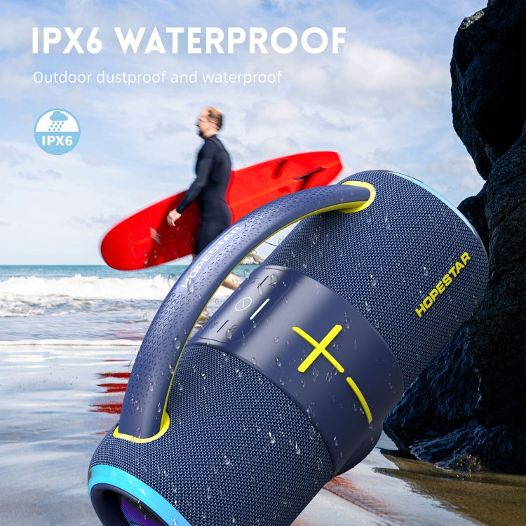 HOPESTAR H68 50W Outdoor Portable Waterproof Dazzling Bluetooth Speaker(Dark Blue) - Waterproof Speaker by HOPESTAR | Online Shopping South Africa | PMC Jewellery | Buy Now Pay Later Mobicred