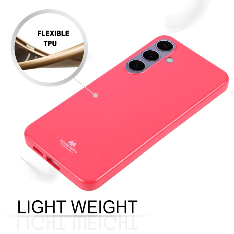 For Samsung Galaxy S24+ 5G GOOSPERY PEARL JELLY Shockproof TPU Phone Case(Rose Red) - Galaxy S24+ 5G Cases by GOOSPERY | Online Shopping South Africa | PMC Jewellery | Buy Now Pay Later Mobicred