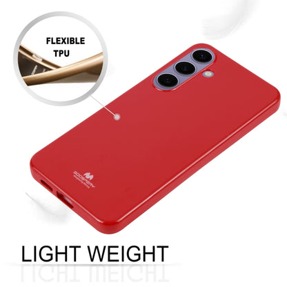 For Samsung Galaxy S24 5G GOOSPERY PEARL JELLY Shockproof TPU Phone Case(Red) - Galaxy S24 5G Cases by GOOSPERY | Online Shopping South Africa | PMC Jewellery | Buy Now Pay Later Mobicred