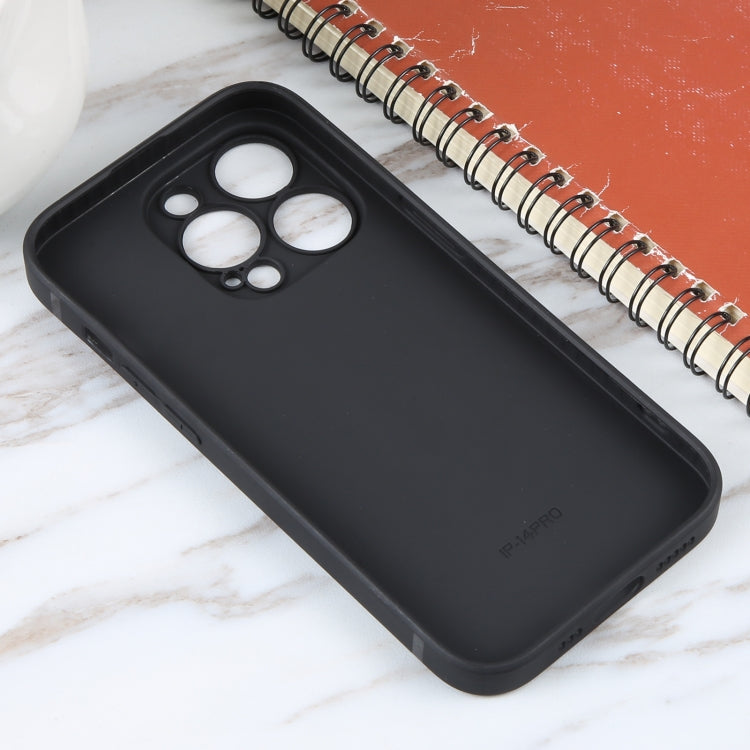 For iPhone 16 Plus Astronaut Pattern Silicone Straight Edge Phone Case(Planet Landing-Black) - iPhone 16 Plus Cases by PMC TechLife | Online Shopping South Africa | PMC TechLife | Buy Now Pay Later Mobicred