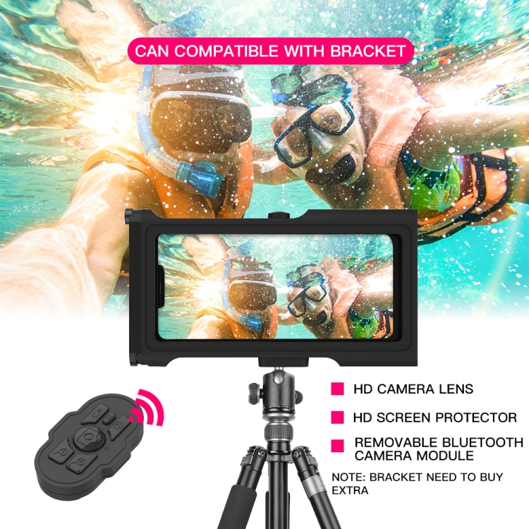 Diving Shell Gen3 Bluetooth Waterproof Phone Case(Black) - Waterproof Bag by PMC TechLife | Online Shopping South Africa | PMC TechLife | Buy Now Pay Later Mobicred