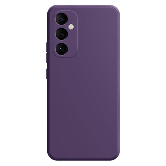 For Samsung Galaxy S24 5G Imitation Liquid Silicone Phone Case(Dark Purple) - Galaxy S24 5G Cases by PMC Jewellery | Online Shopping South Africa | PMC Jewellery