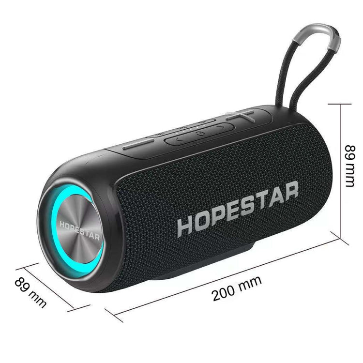 HOPESTAR P26 Outdoor Portable lPX6 Waterproof Dazzling Bluetooth Speaker(Black) - Waterproof Speaker by HOPESTAR | Online Shopping South Africa | PMC Jewellery | Buy Now Pay Later Mobicred