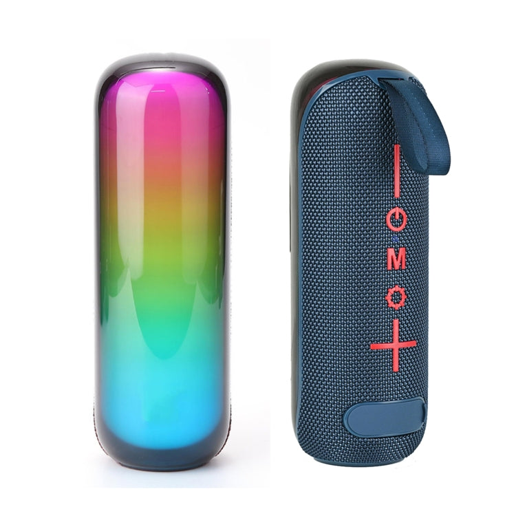 T&G TG-384 Mini Portable Bluetooth Speaker Support TF / U-disk / RGB Light(Blue) - Desktop Speaker by T&G | Online Shopping South Africa | PMC Jewellery | Buy Now Pay Later Mobicred